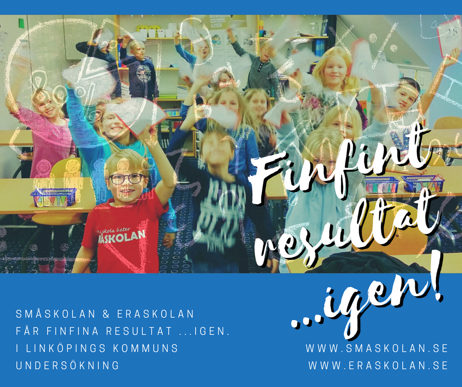 Finfint resultat igen för Eraskolan i Linköpings kommuns attitydundersökning